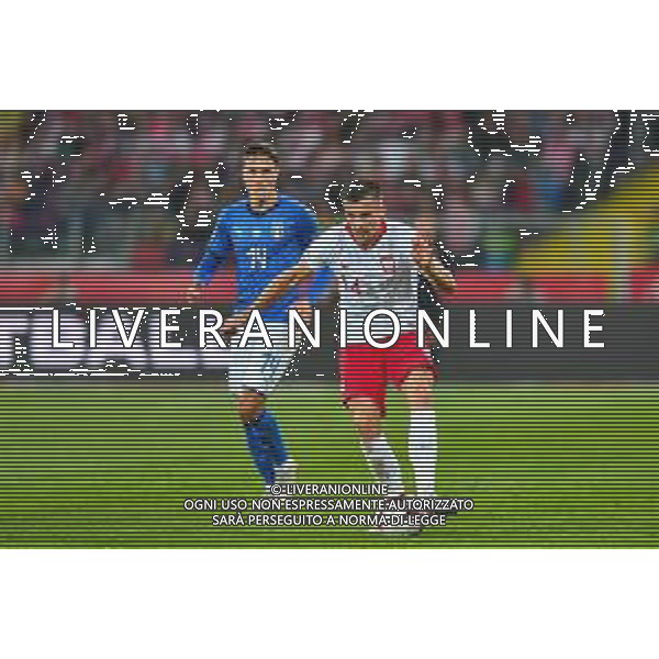 2018.10.14 Chorzow Pilka nozna UEFA Liga Narodow 2019 Polska - Wlochy N/z Arkadiusz Reca Foto Pawel Andrachiewicz / PressFocus 2018.10.14 Chorzow Football UEFA Nations League 2019 Poland - Italy Arkadiusz Reca Credit: Pawel Andrachiewicz / PressFocus / NEWSPIX.PL --- Newspix.pl / AGENZIA ALDO LIVERANI SAS - ITALY ONLY EDITORIAL USE ONLY - Polonia - Italia UEFA Nations League 14.10.2018