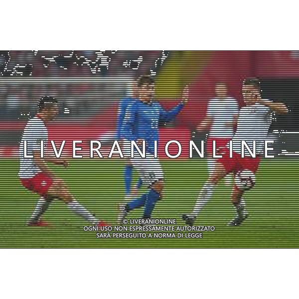 2018.10.14 Chorzow Pilka nozna UEFA Liga Narodow 2019 Polska - Wlochy N/z Nicolo Barella Foto Pawel Andrachiewicz / PressFocus 2018.10.14 Chorzow Football UEFA Nations League 2019 Poland - Italy Nicolo Barella Credit: Pawel Andrachiewicz / PressFocus / NEWSPIX.PL --- Newspix.pl / AGENZIA ALDO LIVERANI SAS - ITALY ONLY EDITORIAL USE ONLY - Polonia - Italia UEFA Nations League 14.10.2018