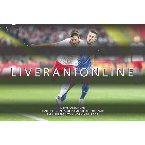 14.10.2018 CHORZOW - KATOWICE, STADION SLASKI (KATOWICE, POLAND SILESIA STADIUM) PILKA NOZNA (FOOTBALL) LIGA NARODOW UEFA (UEFA NATIONAL LEAGUE) MECZ POLSKA - WLOCHY ( GAME POLAND - ITALY ) NZ BARTOSZ BERESZYNSKI - cristiano biraghi FOTO LUKASZ GROCHALA/CYFRASPORT / NEWSPIX.PL --- Newspix.pl / AGENZIA ALDO LIVERANI SAS - ITALY ONLY EDITORIAL USE ONLY - Polonia - Italia UEFA Nations League 14.10.2018