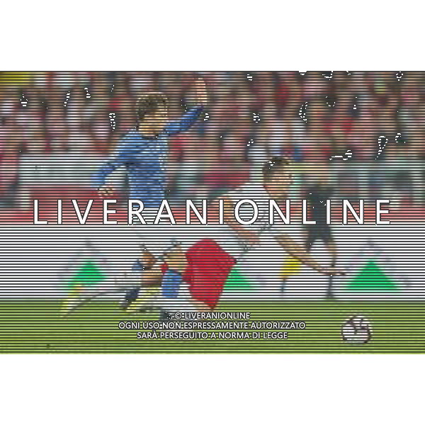 14.10.2018 CHORZOW - KATOWICE, STADION SLASKI (KATOWICE, POLAND SILESIA STADIUM) PILKA NOZNA (FOOTBALL) LIGA NARODOW UEFA (UEFA NATIONAL LEAGUE) MECZ POLSKA - WLOCHY ( GAME POLAND - ITALY ) NZ ARKADIUSZ MILIK, nicolo\' barella FOTO LUKASZ GROCHALA/CYFRASPORT / NEWSPIX.PL --- Newspix.pl / AGENZIA ALDO LIVERANI SAS - ITALY ONLY EDITORIAL USE ONLY - Polonia - Italia UEFA Nations League 14.10.2018