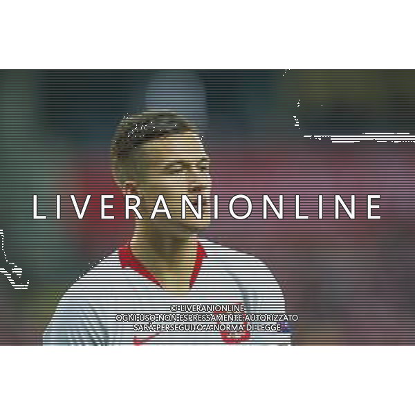 14.10.2018 CHORZOW - KATOWICE, STADION SLASKI (KATOWICE, POLAND SILESIA STADIUM) PILKA NOZNA (FOOTBALL) LIGA NARODOW UEFA (UEFA NATIONAL LEAGUE) MECZ POLSKA - WLOCHY ( GAME POLAND - ITALY ) NZ ARKADIUSZ RECA FOTO LUKASZ SKWIOT/CYFRASPORT / NEWSPIX.PL --- Newspix.pl / AGENZIA ALDO LIVERANI SAS - ITALY ONLY EDITORIAL USE ONLY - Polonia - Italia UEFA Nations League 14.10.2018