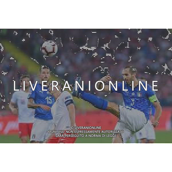 14.10.2018 CHORZOW - KATOWICE, STADION SLASKI (KATOWICE, POLAND SILESIA STADIUM) PILKA NOZNA (FOOTBALL) LIGA NARODOW UEFA (UEFA NATIONAL LEAGUE) MECZ POLSKA - WLOCHY ( GAME POLAND - ITALY ) NZ ROBERT LEWANDOWSKI GIORGIO CHIELLINI FOTO MARCIN PIRGA / CYFRASPORT / NEWSPIX.PL --- Newspix.pl / AGENZIA ALDO LIVERANI SAS - ITALY ONLY EDITORIAL USE ONLY - Polonia - Italia UEFA Nations League 14.10.2018