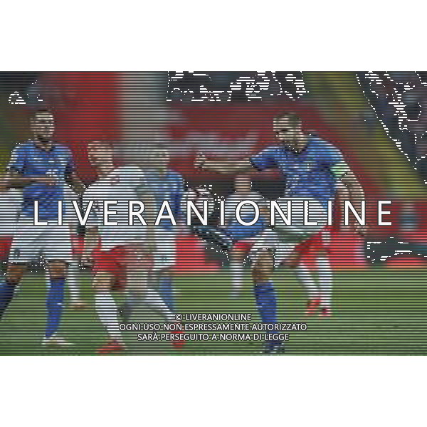 2018.10.14 Chorzow Pilka Nozna Reprezentacja Liga Narodow Polska - Wlochy N/z Giorgio Chiellini, Robert Lewandowski Foto Tomasz Folta / PressFocus 2018.10.14 Chorzow Football Uefa Nations League 2019 Poland - Italy Giorgio Chiellini, Robert Lewandowski Credit: Tomasz Folta / PressFocus / NEWSPIX.PL --- Newspix.pl / AGENZIA ALDO LIVERANI SAS - ITALY ONLY EDITORIAL USE ONLY - Polonia - Italia UEFA Nations League 14.10.2018