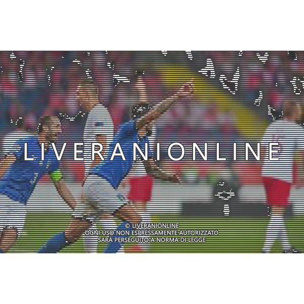 2018.10.14 Chorzow Pilka nozna UEFA Liga Narodow 2019 Polska - Wlochy N/z bramka gol radosc na 0-1 Christiano Biraghi - ESULTANZA DOPO IL GOL DI CRISTIANO BIRAGHI Foto Pawel Andrachiewicz / PressFocus 2018.10.14 Chorzow Football UEFA Nations League 2019 Poland - Italy bramka gol radosc na 0-1 Christiano Biraghi Credit: Pawel Andrachiewicz / PressFocus / NEWSPIX.PL --- Newspix.pl / AGENZIA ALDO LIVERANI SAS - ITALY ONLY EDITORIAL USE ONLY - Polonia - Italia UEFA Nations League 14.10.2018
