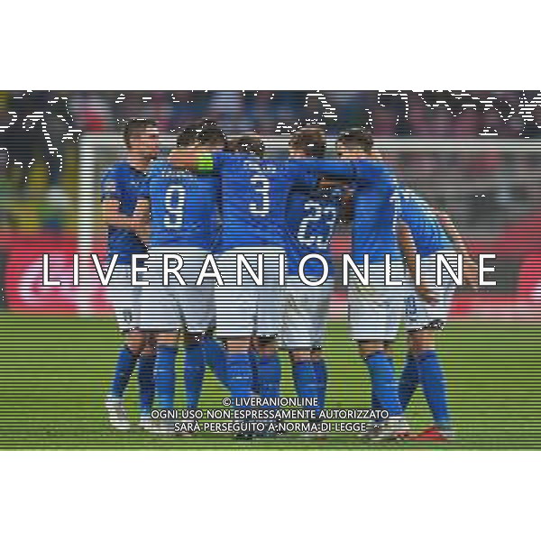 2018.10.14 Chorzow Pilka nozna UEFA Liga Narodow 2019 Polska - Wlochy N/z bramka gol radosc na 0-1 Christiano Biraghi - ESULTANZA DOPO IL GOL DI CRISTIANO BIRAGHI Foto Pawel Andrachiewicz / PressFocus 2018.10.14 Chorzow Football UEFA Nations League 2019 Poland - Italy bramka gol radosc na 0-1 Christiano Biraghi Credit: Pawel Andrachiewicz / PressFocus / NEWSPIX.PL --- Newspix.pl / AGENZIA ALDO LIVERANI SAS - ITALY ONLY EDITORIAL USE ONLY - Polonia - Italia UEFA Nations League 14.10.2018