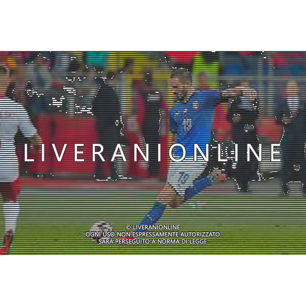 2018.10.14 Chorzow Pilka nozna UEFA Liga Narodow 2019 Polska - Wlochy N/z Leonardo Bonucci Foto Pawel Andrachiewicz / PressFocus 2018.10.14 Chorzow Football UEFA Nations League 2019 Poland - Italy Leonardo Bonucci Credit: Pawel Andrachiewicz / PressFocus / NEWSPIX.PL --- Newspix.pl / AGENZIA ALDO LIVERANI SAS - ITALY ONLY EDITORIAL USE ONLY - Polonia - Italia UEFA Nations League 14.10.2018