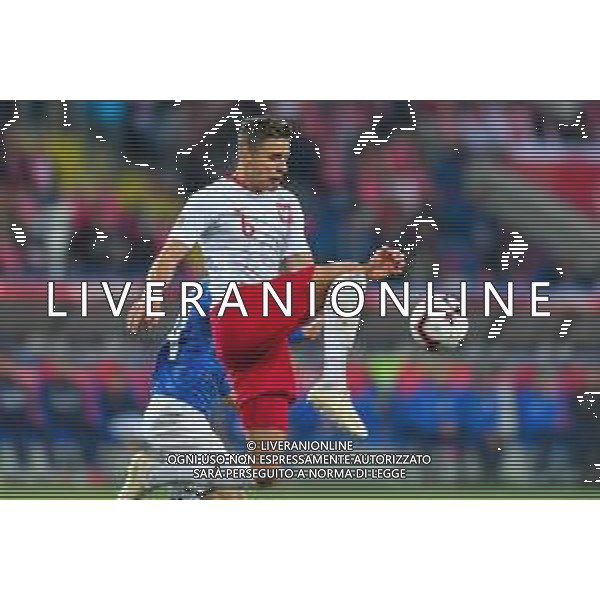 2018.10.14 Chorzow Pilka nozna UEFA Liga Narodow 2019 Polska - Wlochy N/z Jan Bednarek Foto Pawel Andrachiewicz / PressFocus 2018.10.14 Chorzow Football UEFA Nations League 2019 Poland - Italy Jan Bednarek Credit: Pawel Andrachiewicz / PressFocus / NEWSPIX.PL --- Newspix.pl / AGENZIA ALDO LIVERANI SAS - ITALY ONLY EDITORIAL USE ONLY - Polonia - Italia UEFA Nations League 14.10.2018