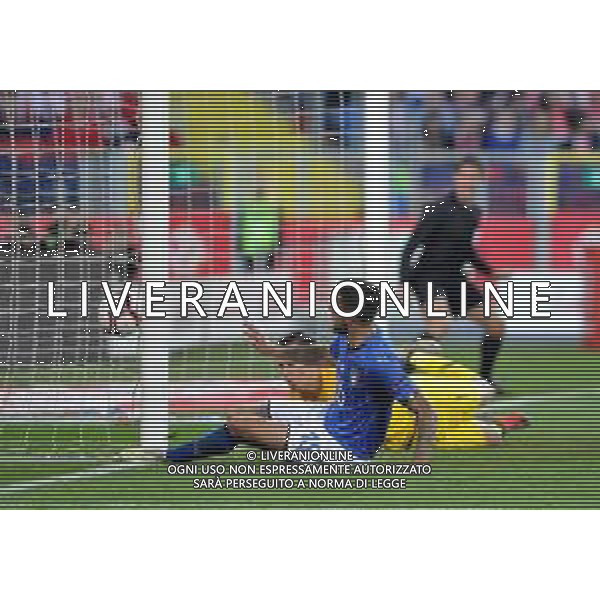 2018.10.14 Chorzow Pilka nozna UEFA Liga Narodow Polska - Wlochy N/z Christiano Biraghi celebrates scoring a goal, bramka, radosc Foto Rafal Rusek / PressFocus 2018.10.14 Chorzow Football UEFA Nations League Poland - Italy Christiano Biraghi celebrates scoring a goal, bramka, radosc - IL GOL DI CRISTIANO BIRAGHI Credit: Rafal Rusek / PressFocus / NEWSPIX.PL --- Newspix.pl / AGENZIA ALDO LIVERANI SAS - ITALY ONLY EDITORIAL USE ONLY - Polonia - Italia UEFA Nations League 14.10.2018