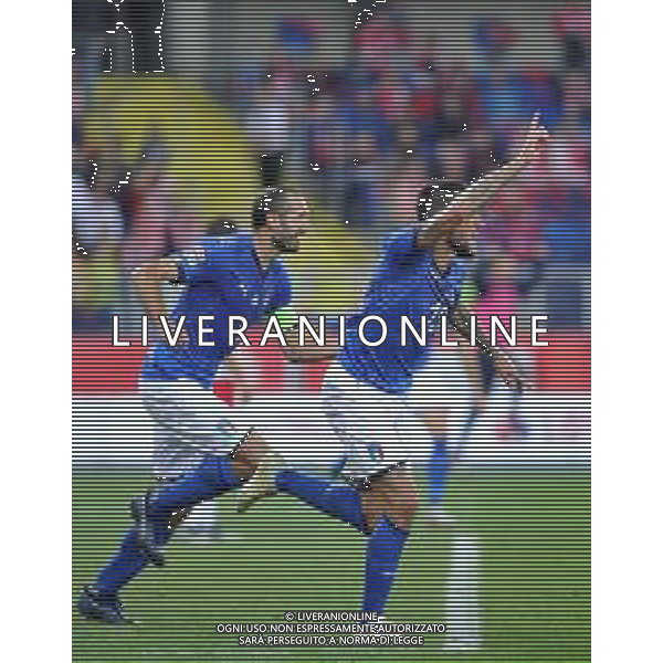 2018.10.14 Chorzow Pilka nozna UEFA Liga Narodow Polska - Wlochy N/z Christiano Biraghi celebrates scoring a goal, bramka, radosc Foto Rafal Rusek / PressFocus 2018.10.14 Chorzow Football UEFA Nations League Poland - Italy Christiano Biraghi celebrates scoring a goal, bramka, radosc - ESULTANZA DOPO IL GOL DI CRISTIANO BIRAGHI Credit: Rafal Rusek / PressFocus / NEWSPIX.PL --- Newspix.pl / AGENZIA ALDO LIVERANI SAS - ITALY ONLY EDITORIAL USE ONLY - Polonia - Italia UEFA Nations League 14.10.2018