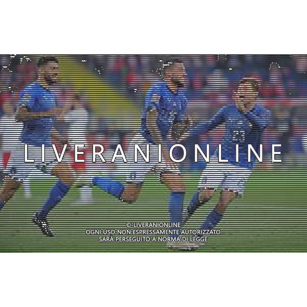 2018.10.14 Chorzow Pilka nozna UEFA Liga Narodow Polska - Wlochy N/z Christiano Biraghi celebrates scoring a goal, bramka, radosc Foto Rafal Rusek / PressFocus 2018.10.14 Chorzow Football UEFA Nations League Poland - Italy Christiano Biraghi celebrates scoring a goal, bramka, radosc - ESULTANZA DOPO IL GOL DI CRISTIANO BIRAGHI Credit: Rafal Rusek / PressFocus / NEWSPIX.PL --- Newspix.pl / AGENZIA ALDO LIVERANI SAS - ITALY ONLY EDITORIAL USE ONLY - Polonia - Italia UEFA Nations League 14.10.2018