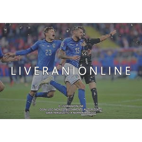 2018.10.14 Chorzow Pilka nozna UEFA Liga Narodow Polska - Wlochy N/z Christiano Biraghi celebrates scoring a goal, bramka, radosc Foto Rafal Rusek / PressFocus 2018.10.14 Chorzow Football UEFA Nations League Poland - Italy Christiano Biraghi celebrates scoring a goal, bramka, radosc - ESULTANZA DOPO IL GOL DI CRISTIANO BIRAGHI Credit: Rafal Rusek / PressFocus / NEWSPIX.PL --- Newspix.pl / AGENZIA ALDO LIVERANI SAS - ITALY ONLY EDITORIAL USE ONLY - Polonia - Italia UEFA Nations League 14.10.2018