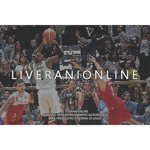 Segafredo VIRTUS BOLOGNA vs A|X Armani Exchange MILANO Campionato Basket Serie A1 14.10.2018 NELLA FOTO Tony Taylor E MIKE JAMES ©OPTIMAFOTO / AGENZIA ALDO LIVERANI SAS
