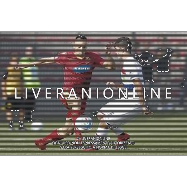 Ravenna - Sambenedettese campionato di calcio serie C girone B 14/10/2018 nella foto: Pellizzari Stefano e Bove Gabriele ©Claudio Zamagni/Agenzia Aldo Liverani / AGENZIA ALDO LIVERANI SAS