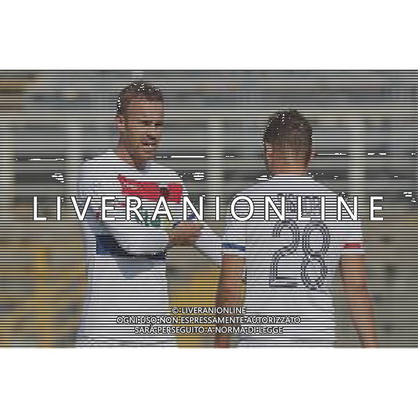 Ravenna - Sambenedettese campionato di calcio serie C girone B 14/10/2018 nella foto: stanco e Signori Francesco ©Claudio Zamagni/Agenzia Aldo Liverani / AGENZIA ALDO LIVERANI SAS