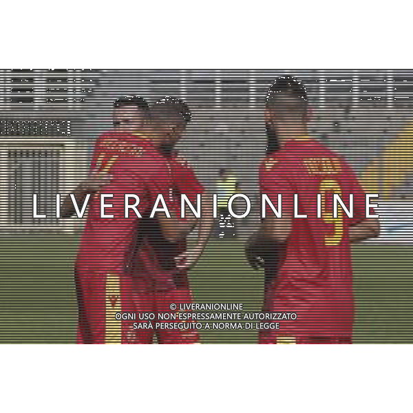 Ravenna - Sambenedettese campionato di calcio serie C girone B 14/10/2018 nella foto: Papa Salvatore Boccaccini Matteo Nocciolini Manuel ©Claudio Zamagni/Agenzia Aldo Liverani / AGENZIA ALDO LIVERANI SAS