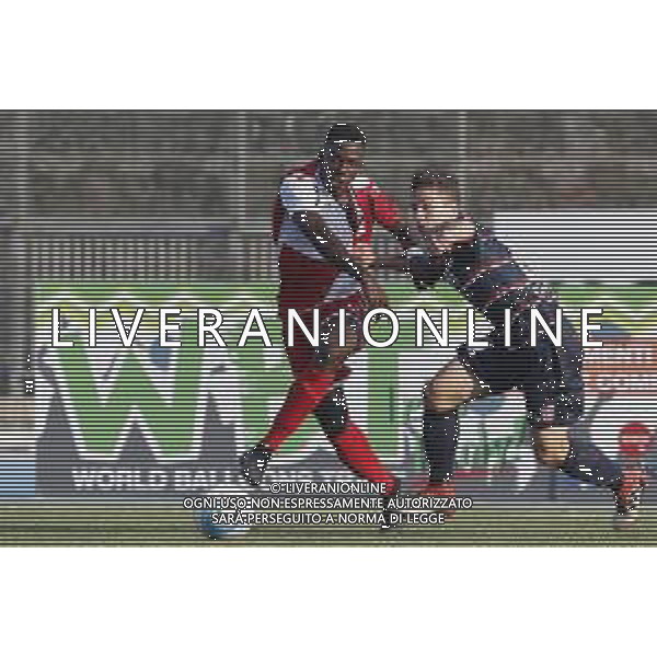 Rimini - Teramo campionato di calcio serie C girone B 13/10/2018 nella foto: Guiebre Abdoul Razack e ventola christian ©Claudio Zamagni/Agenzia Aldo Liverani / AGENZIA ALDO LIVERANI SAS