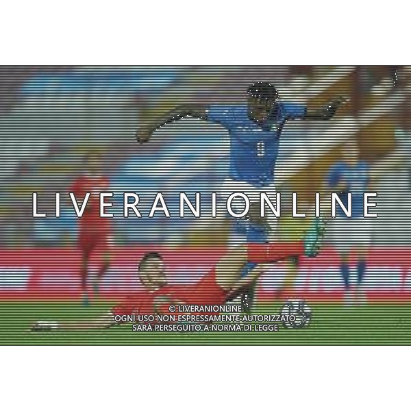 Amichevole Vicenza - 15.10.2018 Italia-Tunisia Nella Foto:moise kean - hnid nassim /Ph.Vitez-Ag. Aldo Liverani