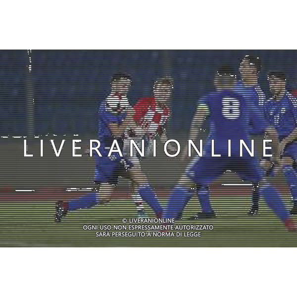 San Marino - Croazia Qualificazioni per gli Europei 2019 under 21 15/10/2018 nella foto: il gol Alen Halilovic (Croatia U21) ©Claudio Zamagni/Agenzia Aldo Liverani s.a.s. goal A.Halilovic (Croatia U21) during 2019 UEFA European Under-21 Championship qualification group A between San Marino and Croatia at San Marino Olympic Stadium on October 15 2018 photo credit by Claudio Zamagni/Aldo Liverani Photo Agency / AGENZIA ALDO LIVERANI SAS