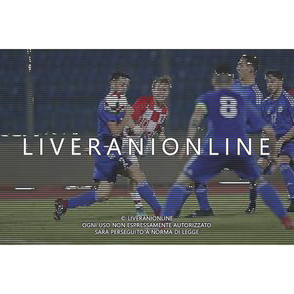 San Marino - Croazia Qualificazioni per gli Europei 2019 under 21 15/10/2018 nella foto: il gol Alen Halilovic (Croatia U21) ©Claudio Zamagni/Agenzia Aldo Liverani s.a.s. goal A.Halilovic (Croatia U21) during 2019 UEFA European Under-21 Championship qualification group A between San Marino and Croatia at San Marino Olympic Stadium on October 15 2018 photo credit by Claudio Zamagni/Aldo Liverani Photo Agency / AGENZIA ALDO LIVERANI SAS