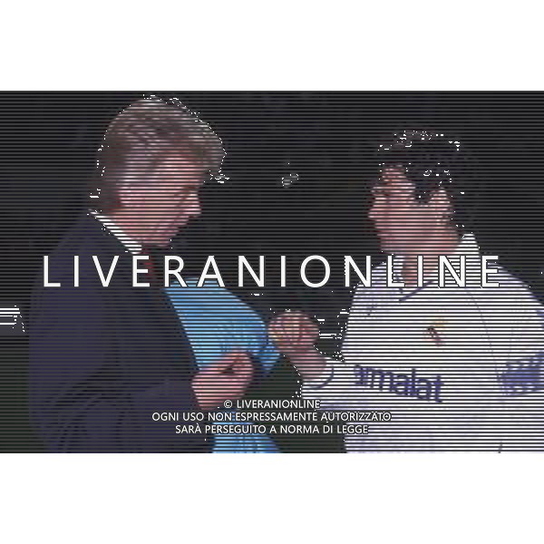 RETROSPETTIVA Leo Beenhakker ALLENATORE REAL MADRID NELLA FOTO Leo Beenhakker con Antonio Camacho AG ALDO LIVERANI SAS