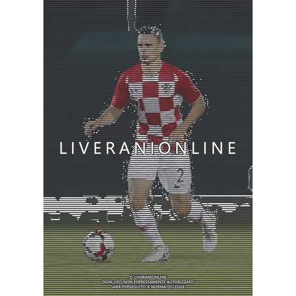 San Marino - Croazia Qualificazioni per gli Europei 2019 under 21 15/10/2018 nella foto: Filip Uremovic (Croatia U21) ©Claudio Zamagni/Agenzia Aldo Liverani s.a.s. Filip Uremovic (Croatia U21) during 2019 UEFA European Under-21 Championship qualification group A between San Marino and Croatia at San Marino Olympic Stadium on October 15 2018 photo credit by Claudio Zamagni/Aldo Liverani Photo Agency