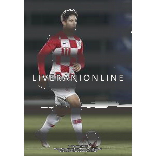 San Marino - Croazia Qualificazioni per gli Europei 2019 under 21 15/10/2018 nella foto: Luka Ivanusec (Croatia U21) ©Claudio Zamagni/Agenzia Aldo Liverani s.a.s. Luka Ivanusec (Croatia U21) during 2019 UEFA European Under-21 Championship qualification group A between San Marino and Croatia at San Marino Olympic Stadium on October 15 2018 photo credit by Claudio Zamagni/Aldo Liverani Photo Agency