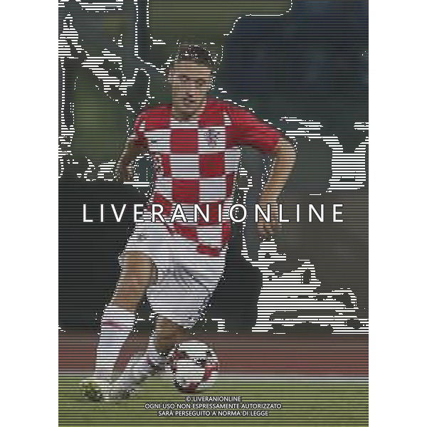 San Marino - Croazia Qualificazioni per gli Europei 2019 under 21 15/10/2018 nella foto: Nikola Vlasic (Croatia U21) ©Claudio Zamagni/Agenzia Aldo Liverani s.a.s. Nikola Vlasic (Croatia U21) during 2019 UEFA European Under-21 Championship qualification group A between San Marino and Croatia at San Marino Olympic Stadium on October 15 2018 photo credit by Claudio Zamagni/Aldo Liverani Photo Agency