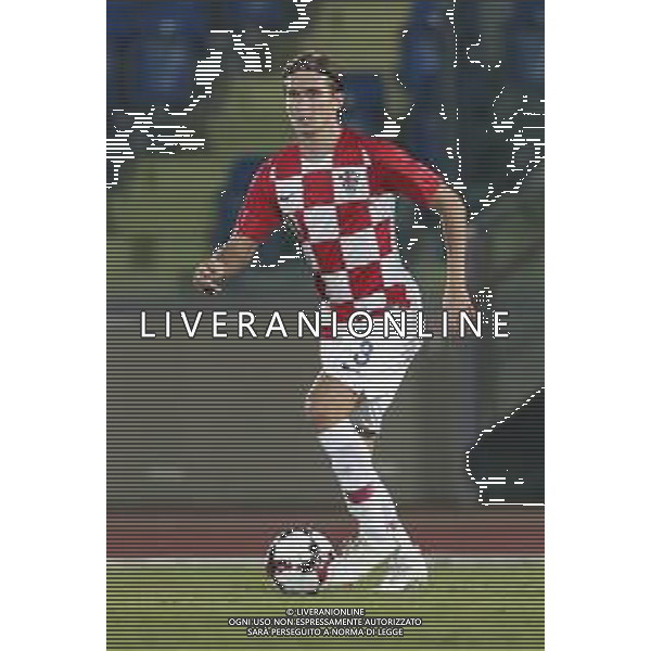 San Marino - Croazia Qualificazioni per gli Europei 2019 under 21 15/10/2018 nella foto: Petar Mamic (Croatia U21) ©Claudio Zamagni/Agenzia Aldo Liverani s.a.s. Petar Mamic (Croatia U21) during 2019 UEFA European Under-21 Championship qualification group A between San Marino and Croatia at San Marino Olympic Stadium on October 15 2018 photo credit by Claudio Zamagni/Aldo Liverani Photo Agency