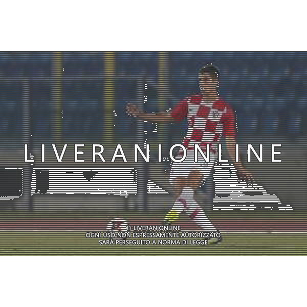 San Marino - Croazia Qualificazioni per gli Europei 2019 under 21 15/10/2018 nella foto: Petar Bosancic (Croatia U21) ©Claudio Zamagni/Agenzia Aldo Liverani s.a.s. Petar Bosancic (Croatia U21) during 2019 UEFA European Under-21 Championship qualification group A between San Marino and Croatia at San Marino Olympic Stadium on October 15 2018 photo credit by Claudio Zamagni/Aldo Liverani Photo Agency