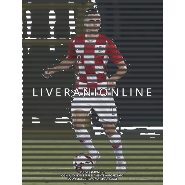 San Marino - Croazia Qualificazioni per gli Europei 2019 under 21 15/10/2018 nella foto: Filip Uremovic (Croatia U21) ©Claudio Zamagni/Agenzia Aldo Liverani s.a.s. Filip Uremovic (Croatia U21) during 2019 UEFA European Under-21 Championship qualification group A between San Marino and Croatia at San Marino Olympic Stadium on October 15 2018 photo credit by Claudio Zamagni/Aldo Liverani Photo Agency