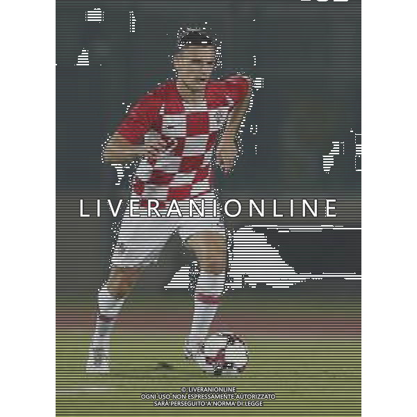 San Marino - Croazia Qualificazioni per gli Europei 2019 under 21 15/10/2018 nella foto: Filip Uremovic (Croatia U21) ©Claudio Zamagni/Agenzia Aldo Liverani s.a.s. Filip Uremovic (Croatia U21) during 2019 UEFA European Under-21 Championship qualification group A between San Marino and Croatia at San Marino Olympic Stadium on October 15 2018 photo credit by Claudio Zamagni/Aldo Liverani Photo Agency