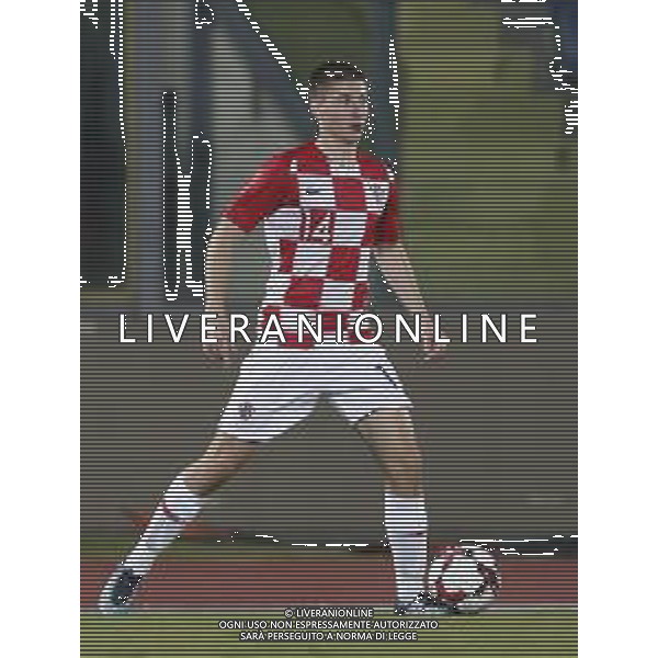 San Marino - Croazia Qualificazioni per gli Europei 2019 under 21 15/10/2018 nella foto: Maksim Oluic (Croatia U21) ©Claudio Zamagni/Agenzia Aldo Liverani s.a.s. Maksim Oluic (Croatia U21) during 2019 UEFA European Under-21 Championship qualification group A between San Marino and Croatia at San Marino Olympic Stadium on October 15 2018 photo credit by Claudio Zamagni/Aldo Liverani Photo Agency