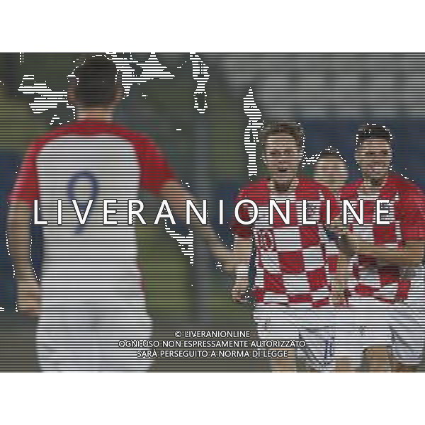 San Marino - Croazia Qualificazioni per gli Europei 2019 under 21 15/10/2018 nella foto: Esultanza Alen Halilovic (Croatia U21) ©Claudio Zamagni/Agenzia Aldo Liverani s.a.s. Alen Halilovic (Croatia U21) celebrates after scoring a goal during 2019 UEFA European Under-21 Championship qualification group A between San Marino and Croatia at San Marino Olympic Stadium on October 15 2018 photo credit by Claudio Zamagni/Aldo Liverani Photo Agency