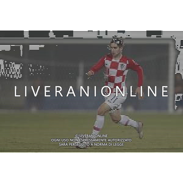 San Marino - Croazia Qualificazioni per gli Europei 2019 under 21 15/10/2018 nella foto: Luka Ivanusec (Croatia U21) ©Claudio Zamagni/Agenzia Aldo Liverani s.a.s. Luka Ivanusec (Croatia U21) during 2019 UEFA European Under-21 Championship qualification group A between San Marino and Croatia at San Marino Olympic Stadium on October 15 2018 photo credit by Claudio Zamagni/Aldo Liverani Photo Agency