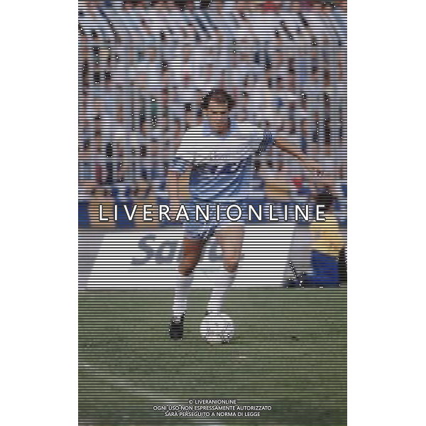 lazio calcio 1986/87 nella foto:acerbis antonio elia ph.archivio agenzia aldo liverani