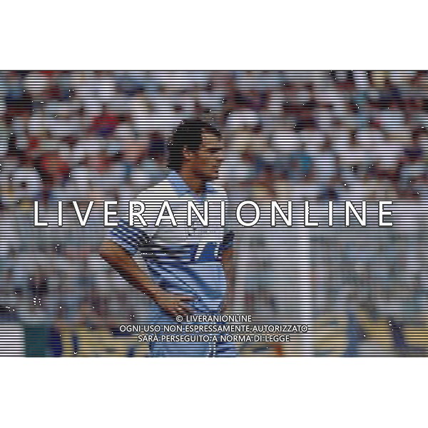 lazio calcio 1986/87 nella foto:acerbis antonio elia ph.archivio agenzia aldo liverani