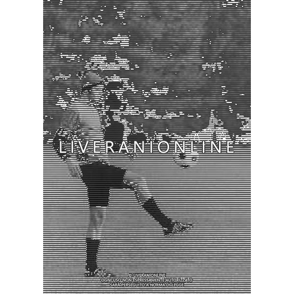 ALDO BET, CALCIATORE ITALIANO - RETROSPETTIVA NELLA FOTO CON LA MAGLIA DEL MILAN CALCIO DURANTE UN ALLENAMENTO ©ARCHIVIO / AGENZIA ALDO LIVERANI SAS