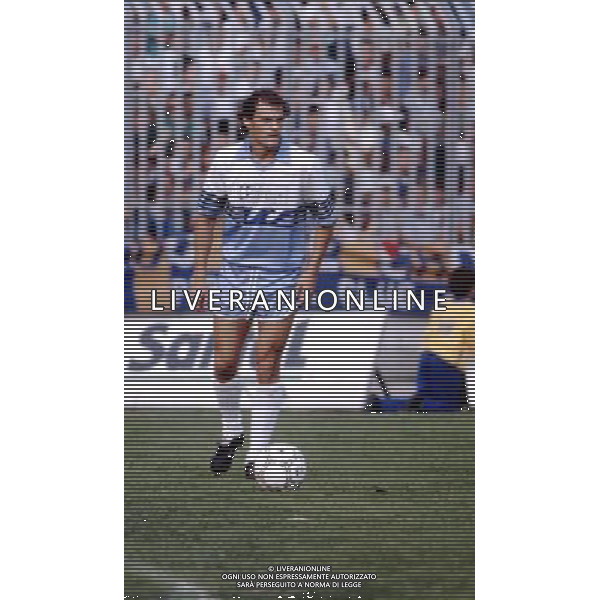 lazio calcio 1986/87 nella foto:acerbis antonio elia ph.archivio agenzia aldo liverani
