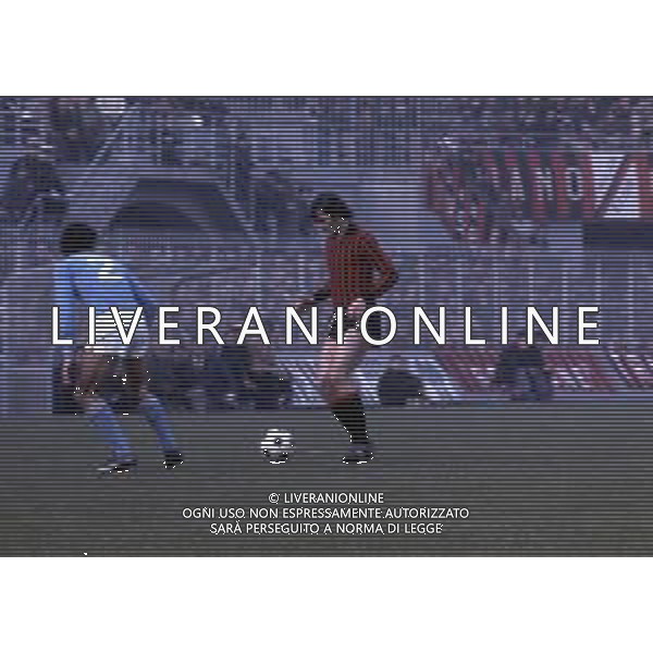 ALDO BET, CALCIATORE ITALIANO - RETROSPETTIVA NELLA FOTO CON LA MAGLIA DEL MILAN CALCIO ©ARCHIVIO / AGENZIA ALDO LIVERANI SAS