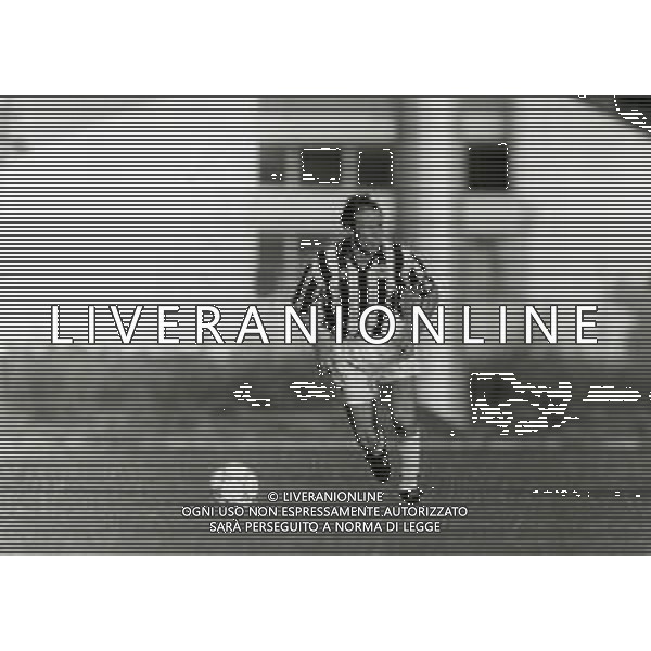 RETROSPETTIVA NESTOR SENSINI CALCIATORE NELLA FOTO NESTOR SENSINI CON LA MAGLIA DELL\'UDINESE AG ALDO LIVERANI SAS