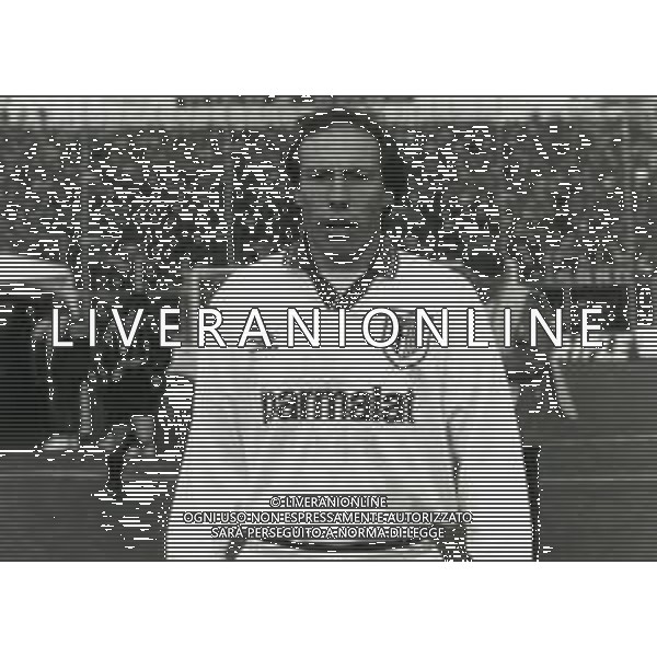 RETROSPETTIVA NESTOR SENSINI CALCIATORE NELLA FOTO NESTOR SENSINI CON LA MAGLIA DEL PARMA AG ALDO LIVERANI SAS