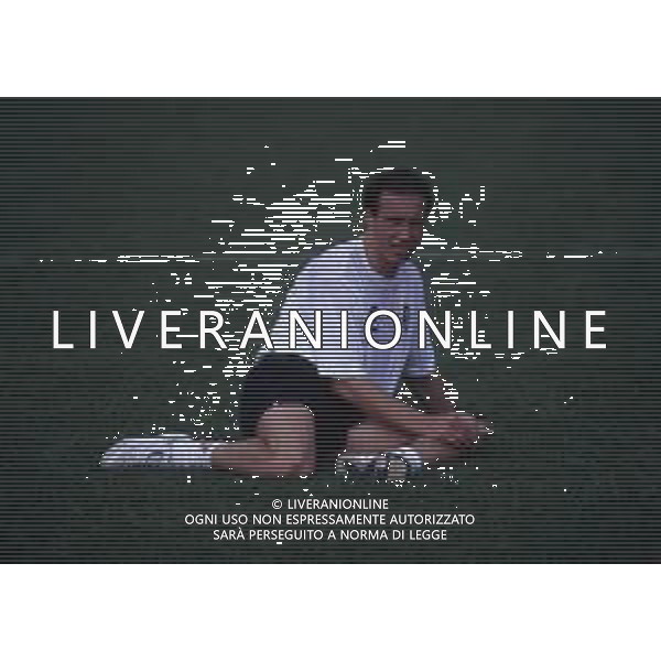 RETROSPETTIVA NESTOR SENSINI CALCIATORE NELLA FOTO NESTOR SENSINI CON LA MAGLIA DELL\'UDINESE AG ALDO LIVERANI SAS