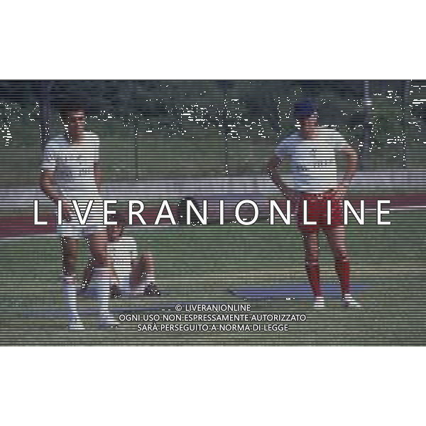 RETROSPETTIVA ROMANO FOGLI CALCIATORE E ALLENATORE NELLA FOTO ROMANO FOGLI ALLENATORE VICENZA CALCIO AG ALDO LIVERANI SAS