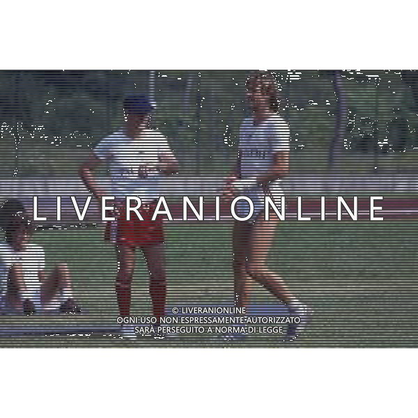 RETROSPETTIVA ROMANO FOGLI CALCIATORE E ALLENATORE NELLA FOTO ROMANO FOGLI ALLENATORE VICENZA CALCIO AG ALDO LIVERANI SAS