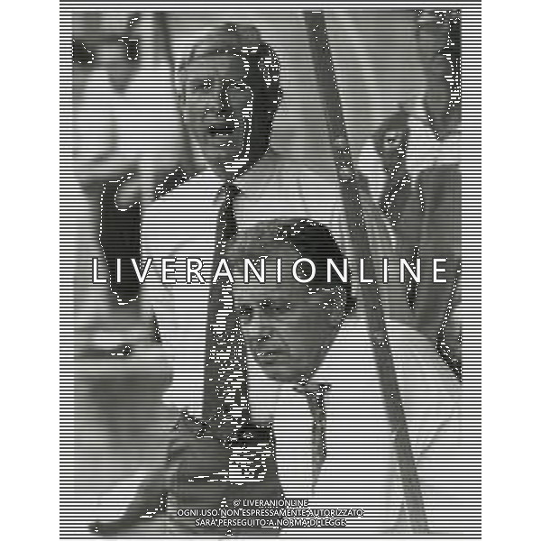 RETROSPETTIVA ROMANO FOGLI CALCIATORE E ALLENATORE NELLA FOTO ROMANO FOGLI CON FRANCO JANICH AG ALDO LIVERANI SAS