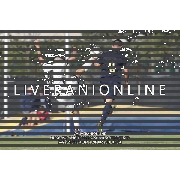 Santarcangelo - Cesena Campionato di calcio Serie D 20/10/2018 nella foto: Ciofi Andrea (Cesena fc) Dhamo Aleksandros (Santarcangelo Calcio 1926) ©Claudio Zamagni/Agenzia Aldo Liverani