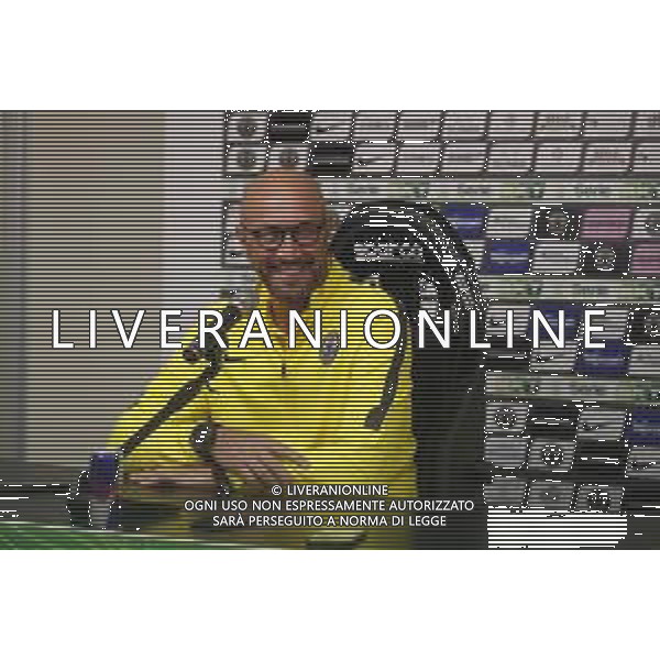 VENEZIA - HELLAS VERONA serie BKT 21/10/2018 nella foto: Walter Zenga (venezia fc) durante la conferenza stampa ©Claudio Zamagni/Agenzia Aldo Liverani Walter Zenga (venezia fc) during press conference after Serie BKT match between Venezia and Hellas Verona at Pier Luigi Penzo Stadium on October 21, 2018 in Venezia, Italy. photo credit by Claudio Zamagni/Aldo Liverani Photo Agency