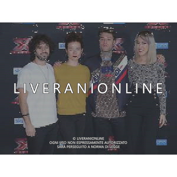 Photocall X Factor XII edizione 2018 Milano - 22.10.2018 Nella Foto: Fedez, Matteo Costanzo, Naomi, Renza Castelli /Ph.Vitez-Ag. Aldo Liverani