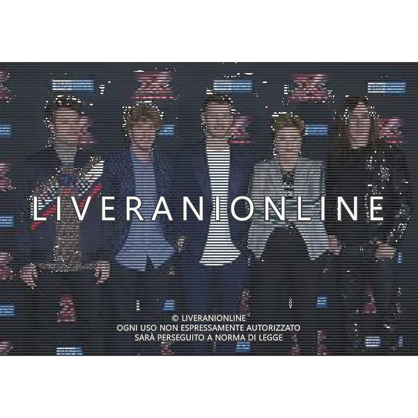 Photocall X Factor XII edizione 2018 Milano - 22.10.2018 Nella Foto: Mara Maionchi, Manuel Agnelli, Fedez, Lodo Guenzi, Alessandro Cattelan /Ph.Vitez-Ag. Aldo Liverani