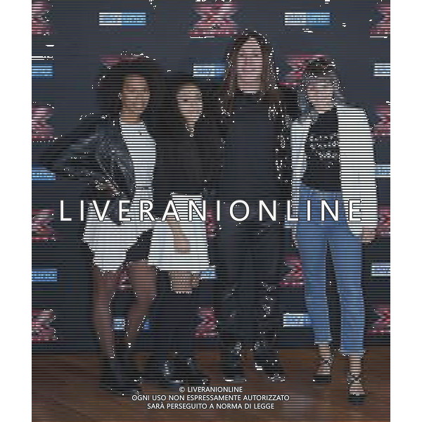 Photocall X Factor XII edizione 2018 Milano - 22.10.2018 Nella Foto: Manuel Agnelli, Luna, Martina Attili, Sherol Dos Santos /Ph.Vitez-Ag. Aldo Liverani